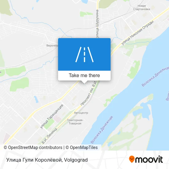 Улица Гули Королёвой map