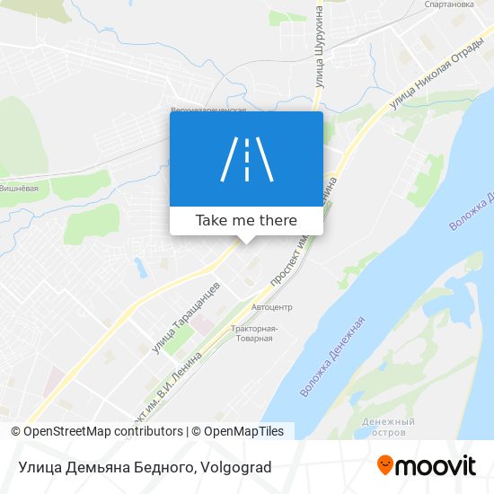 Улица Демьяна Бедного map