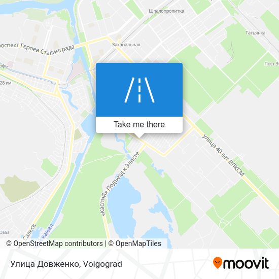 Улица Довженко map