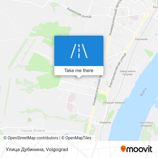 Улица Дубинина map
