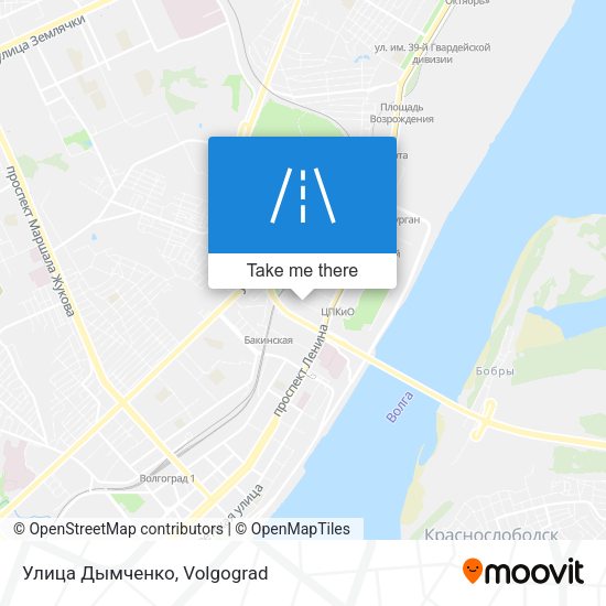 Улица Дымченко map