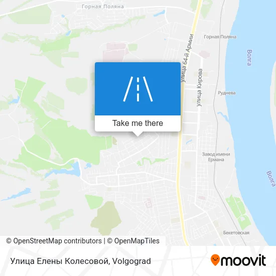 Улица Елены Колесовой map