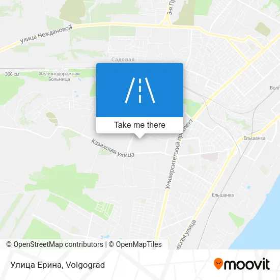 Улица Ерина map