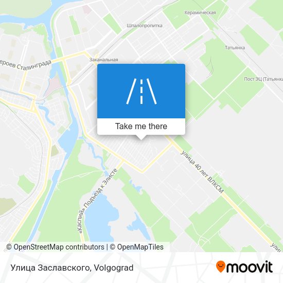 Улица Заславского map