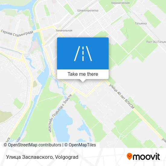 Улица Заславского map