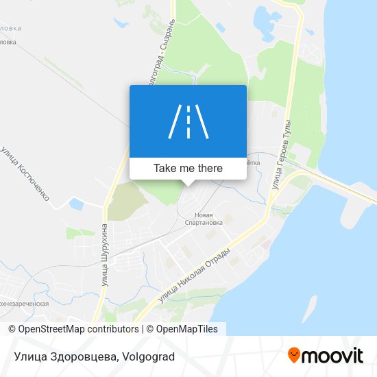 Улица Здоровцева map
