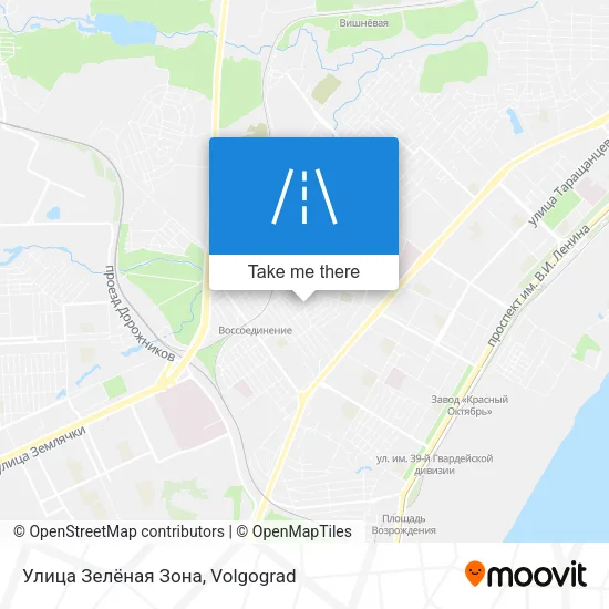 Улица Зелёная Зона map
