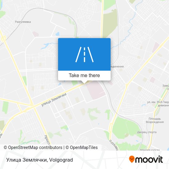 Улица Землячки map