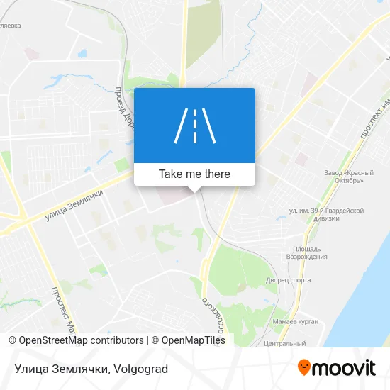 Улица Землячки map
