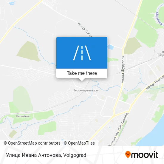 Улица Ивана Антонова map