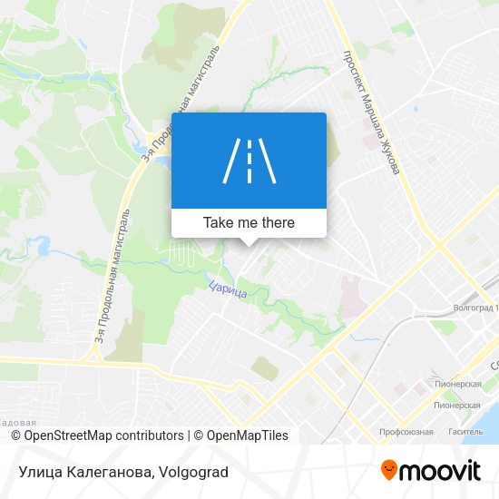 Улица Калеганова map