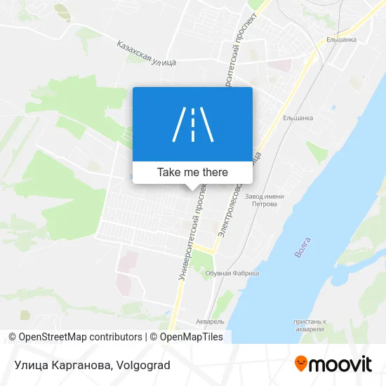 Улица Карганова map