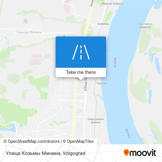 Улица Козьмы Минина map