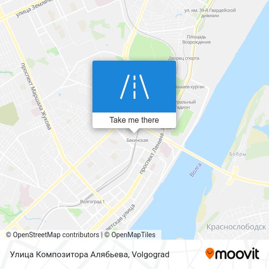 Улица Композитора Алябьева map