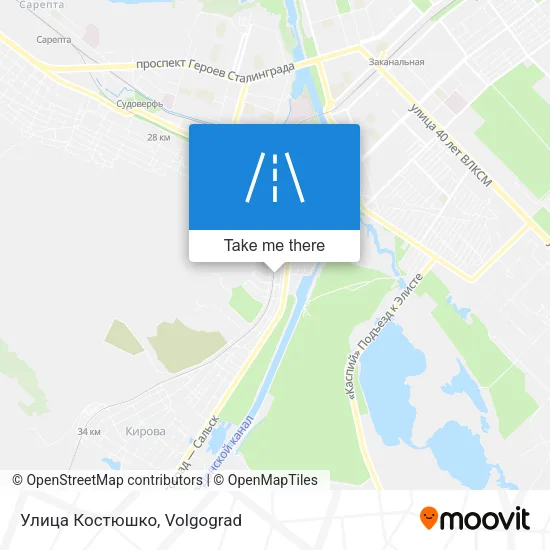 Улица Костюшко map