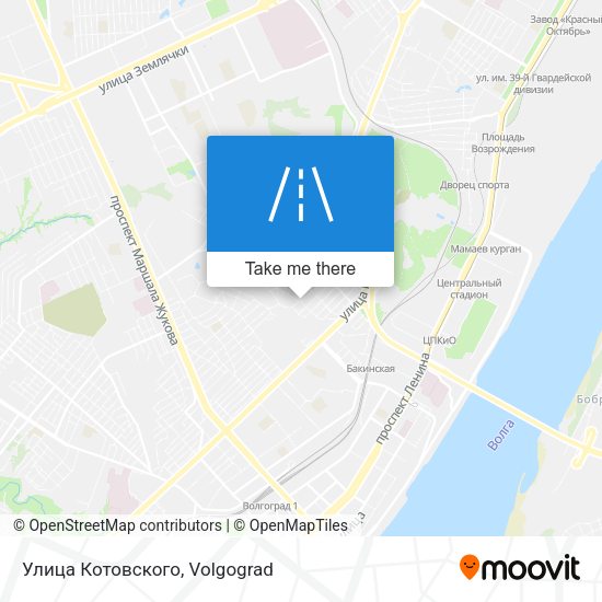 Улица Котовского map