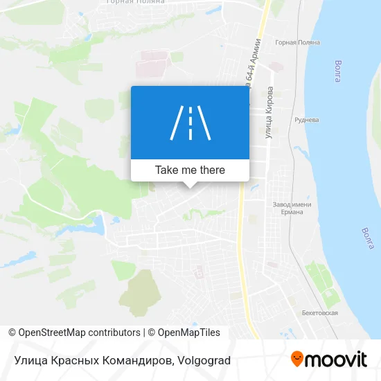 Улица Красных Командиров map
