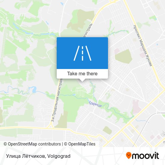Улица Лётчиков map