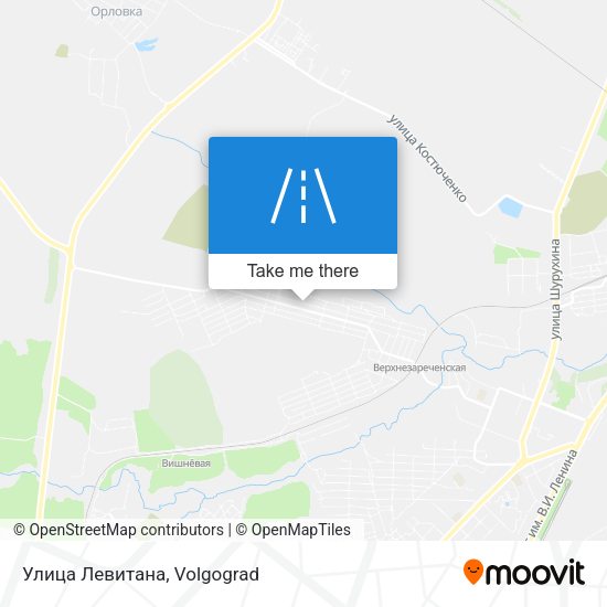 Улица Левитана map