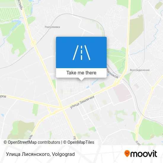 Улица Лисянского map