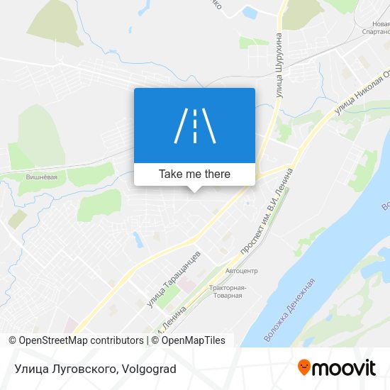 Улица Луговского map