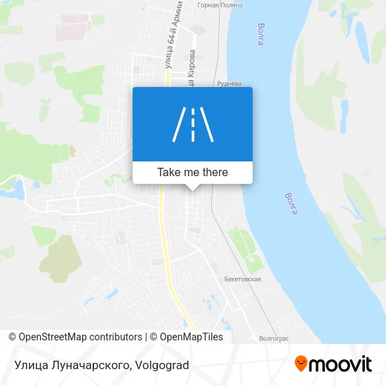 Улица Луначарского map