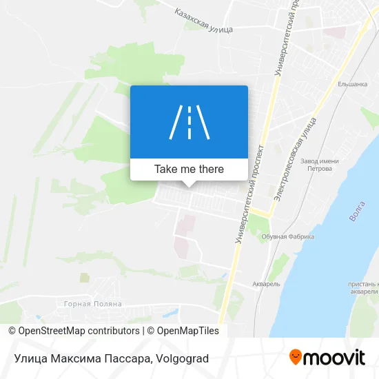 Улица Максима Пассара map
