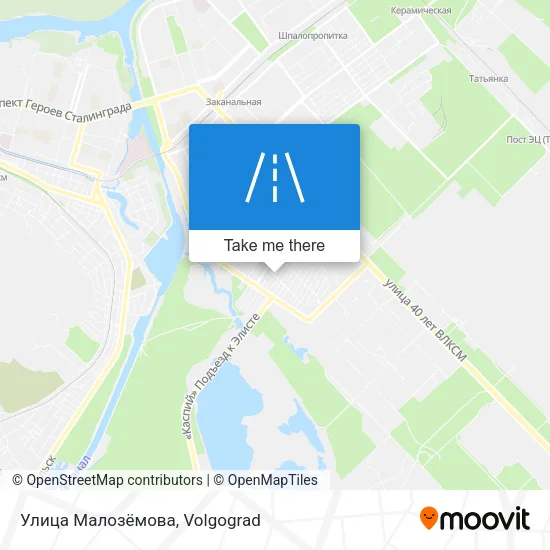 Улица Малозёмова map