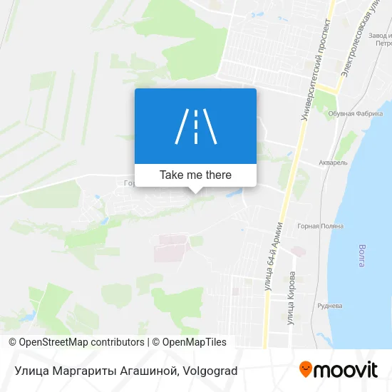 Улица Маргариты Агашиной map