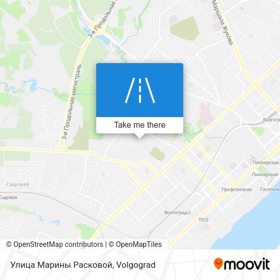 Улица Марины Расковой map