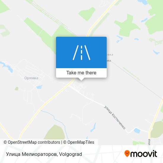 Улица Мелиораторов map