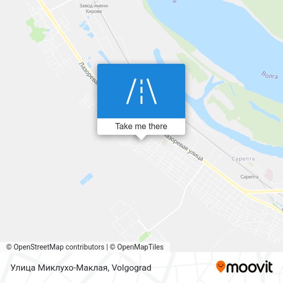Улица Миклухо-Маклая map
