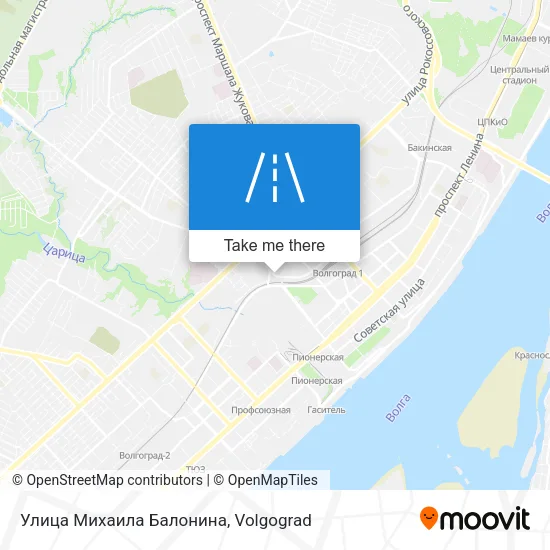 Улица Михаила Балонина map