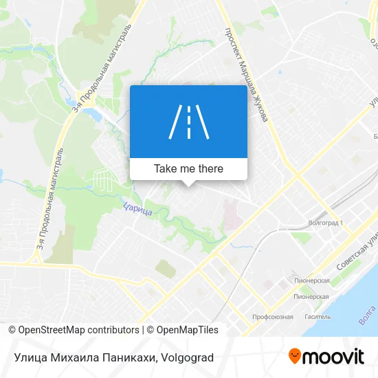 Улица Михаила Паникахи map
