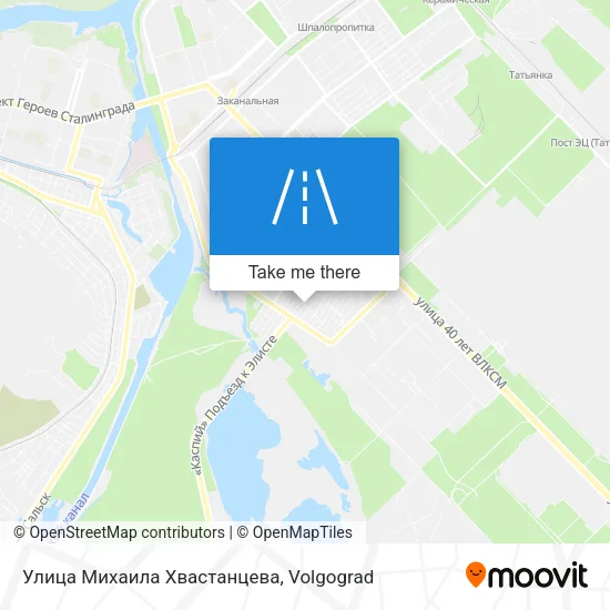 Улица Михаила Хвастанцева map