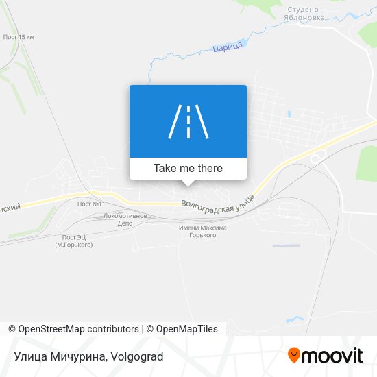 Улица Мичурина map
