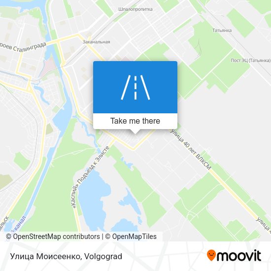 Улица Моисеенко map