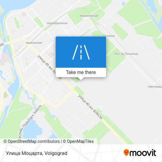 Улица Моцарта map