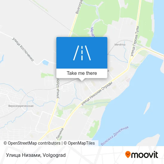 Улица Низами map