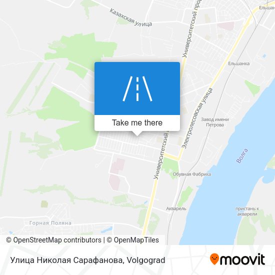 Улица Николая Сарафанова map