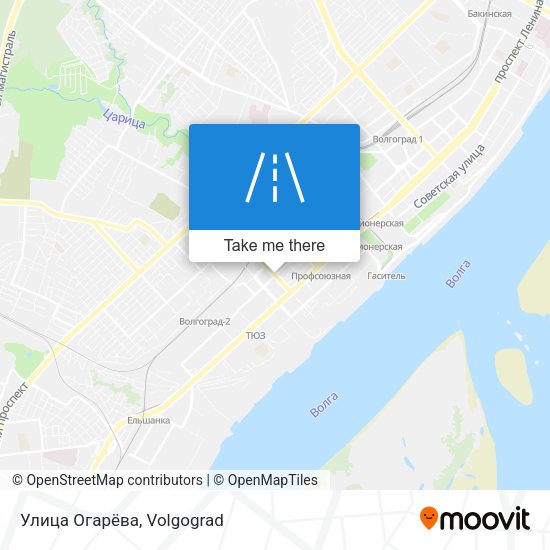 Улица Огарёва map