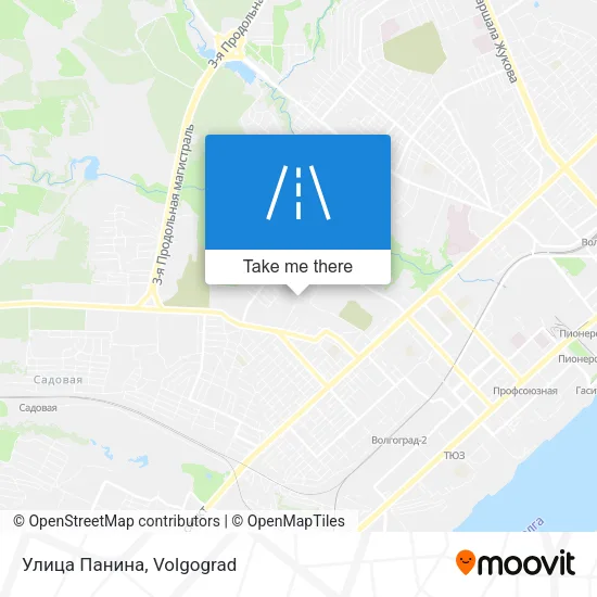 Улица Панина map