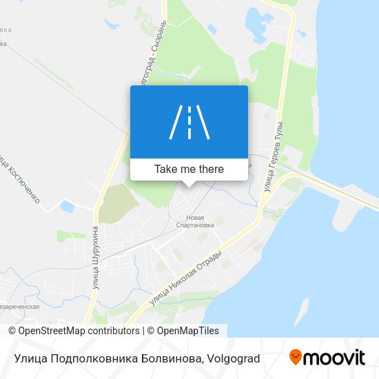 Улица Подполковника Болвинова map