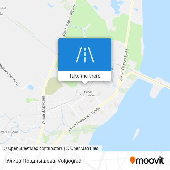Улица Позднышева map
