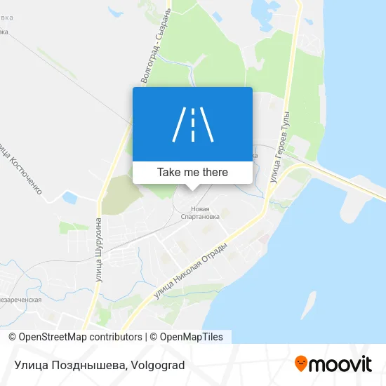 Улица Позднышева map