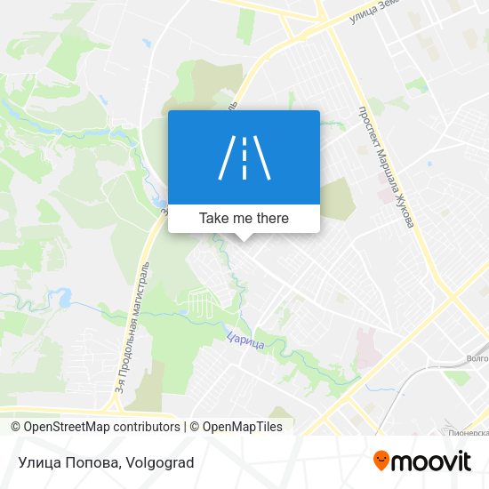 Улица Попова map