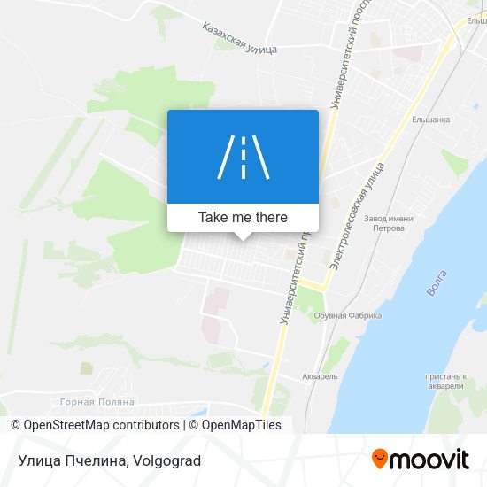 Улица Пчелина map