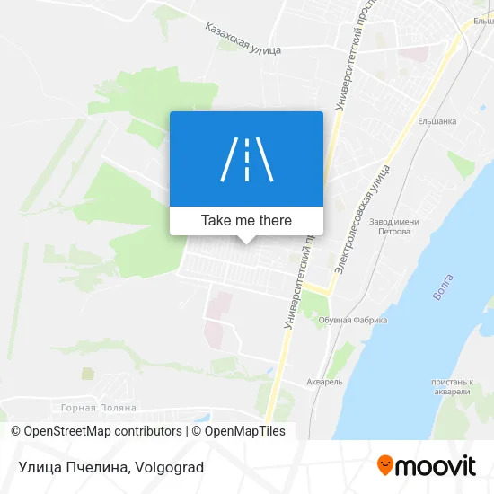Улица Пчелина map