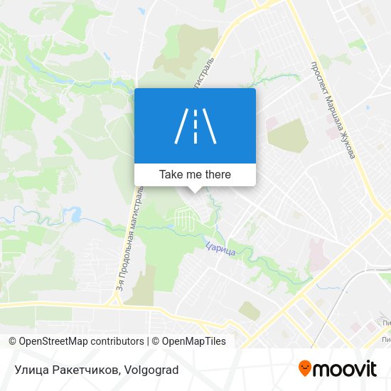 Улица Ракетчиков map