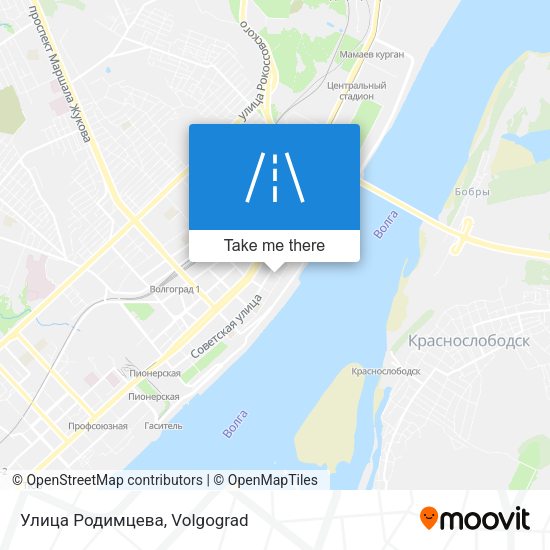 Улица Родимцева map